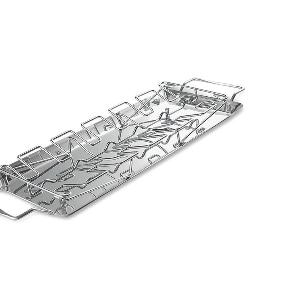 Support de barbecue en acier inoxydable antiadhésif premium