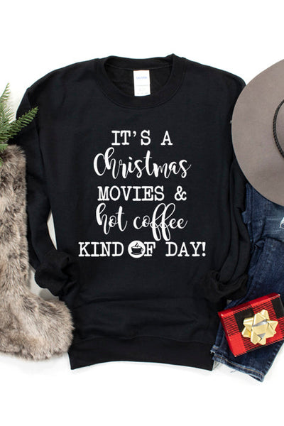 Christmas Movies & Hot Coffee T-Shirt