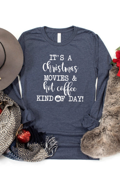Copy of Christmas Movies & hot coffee x0020_longsleeve - Korvel