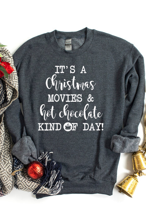Christmas Movies & Hot Chocolate Sweatshirt - Korvel