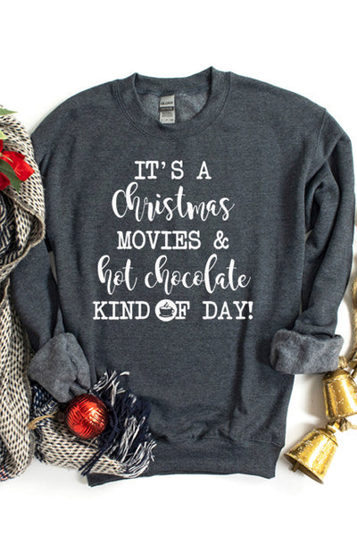Christmas Movies & Hot Chocolate Sweatshirt - Korvel