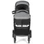 2-in-1 Foldable Pushchair for Newborns and Infants - Gray