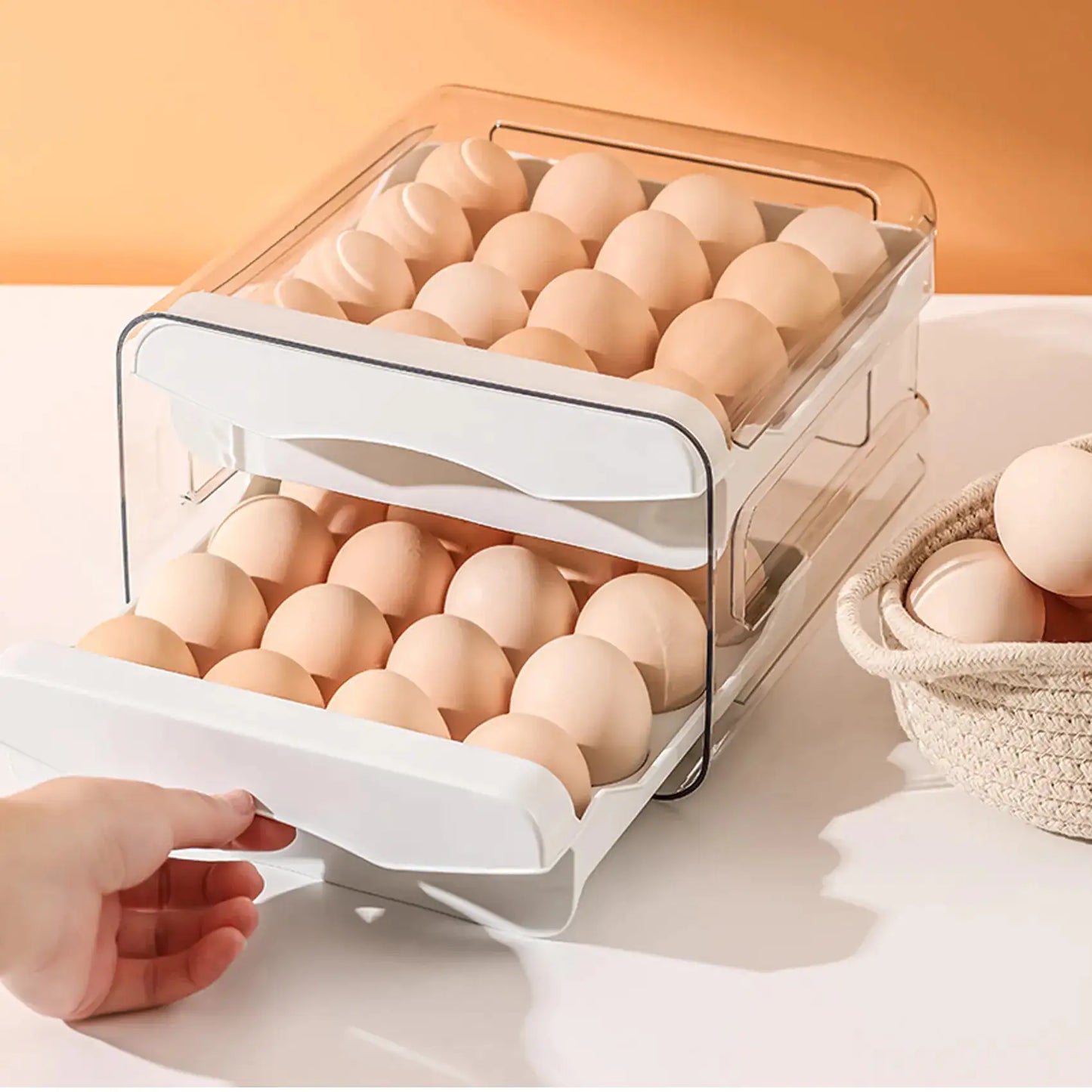Organizador EggHarbor para un Almacenamiento de Huevos Sin Esfuerzo