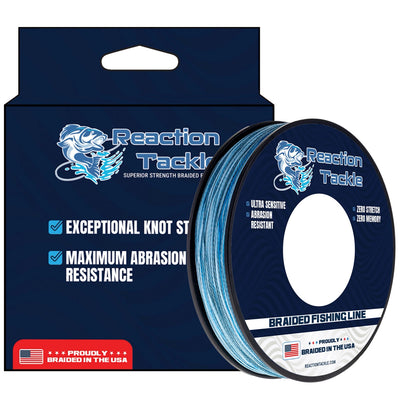 Premium USA-Made Braided Fishing Line - 4X Strength