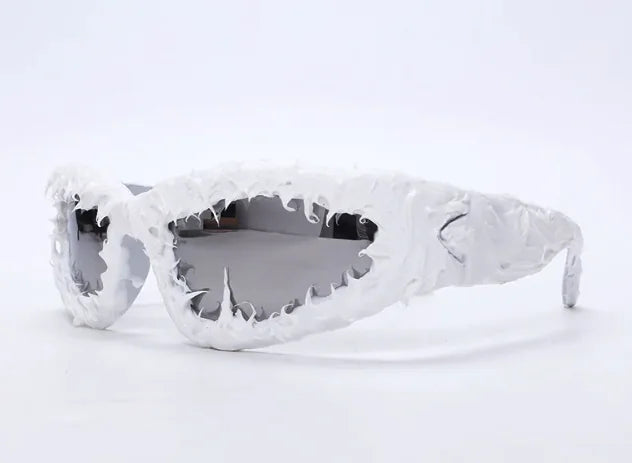 Lunettes de soleil punk en forme d'œil de chat – Lunettes unisexes audacieuses