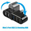 Répartiteur Multi HUB USB 3.0 à 3 Ports Haute Vitesse pour Bureau et Ordinateur Portable