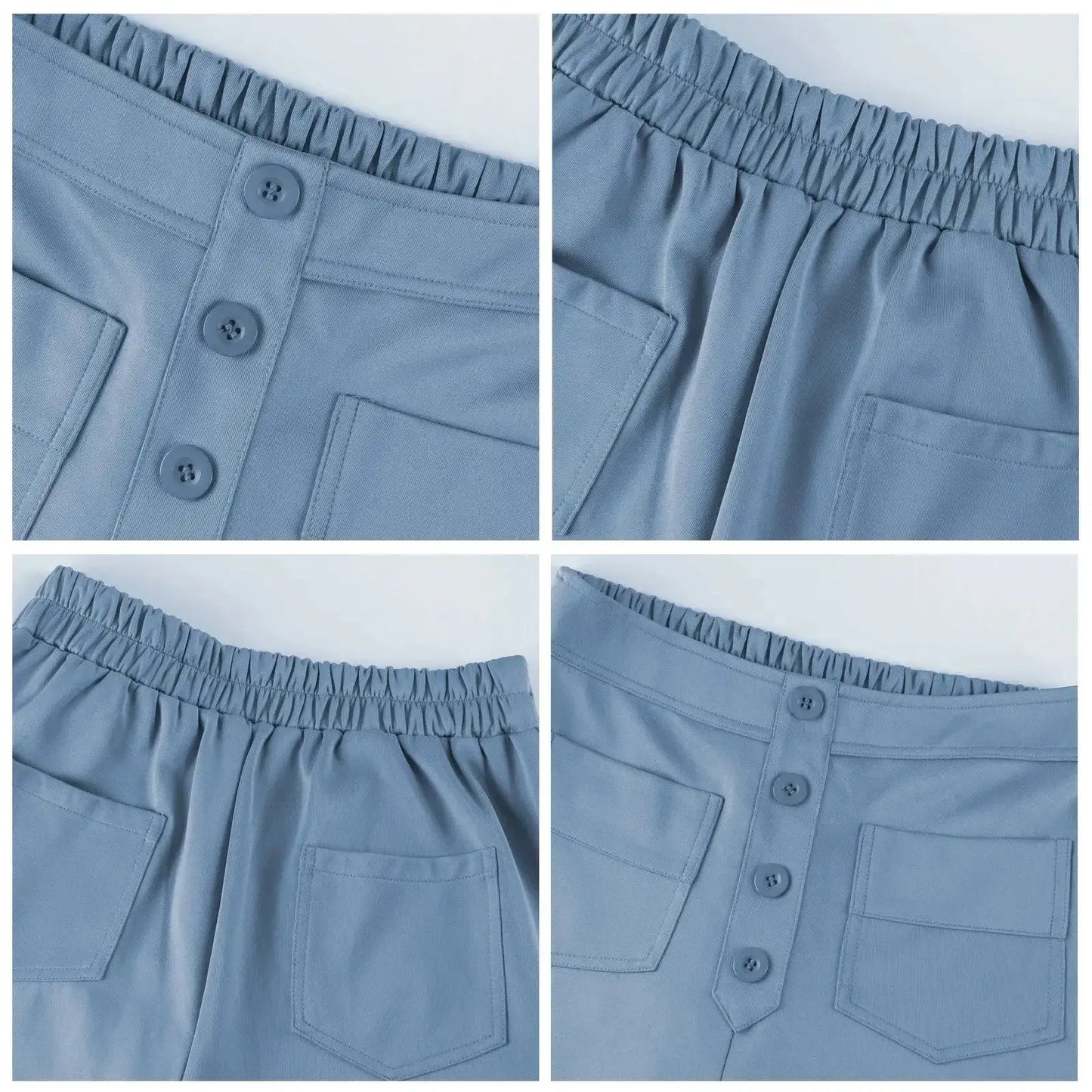 Pantalons décontractés taille haute pour un style sans effort