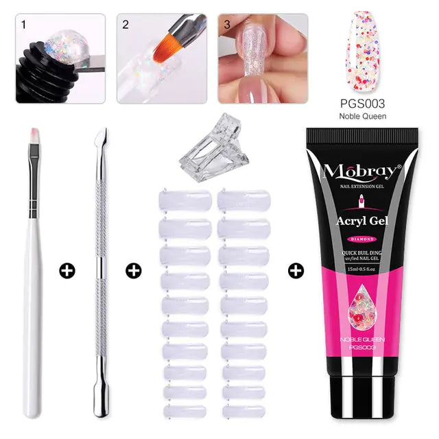 Nail Quick Building Crystal Gel - Premium Nail Art Solution