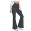 Pantalones Activos de Cintura Alta y Acampanados