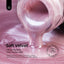Esmalte de Uñas en Gel Cat Eye Rosa Beetles - 15ML con Brillo Holográfico