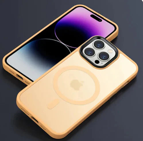 Funda de carga inalámbrica magnética de lujo para iPhone