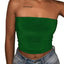 Stylish Exposed Belly Button Wrap Tank Top