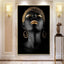Impressions sur toile modernes premium - Femme noire africaine