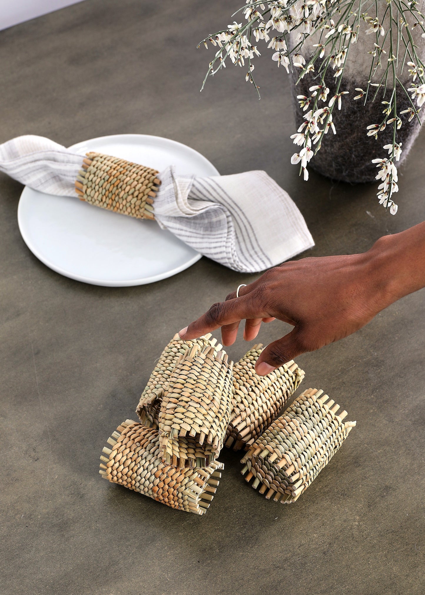 Soportes de Servilletas Xhosa - Set de 4