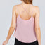 Camiseta sin mangas con tirantes cruzados en la espalda - Rosa