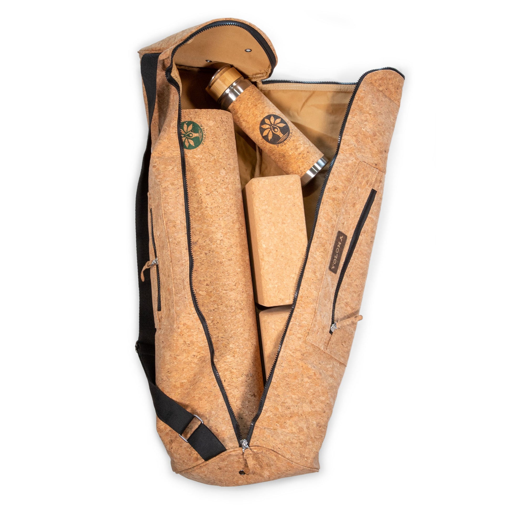 Eco-Friendly Cork Yoga Mat Carrier - Extra Large - Korvel