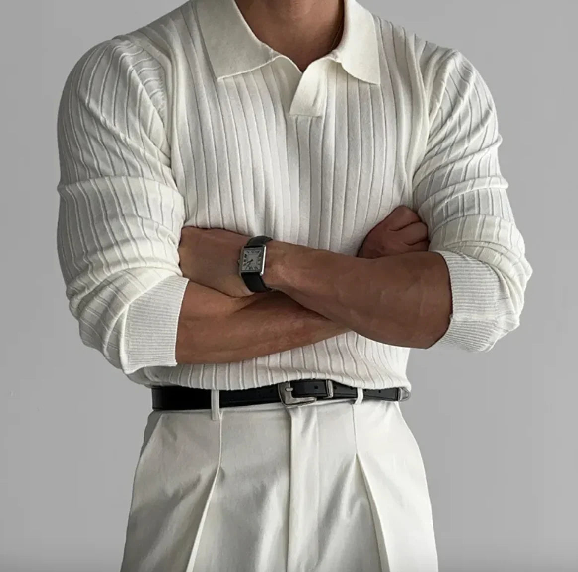 Camiseta de Hombre de Estilo Coreano de Alto Sentido