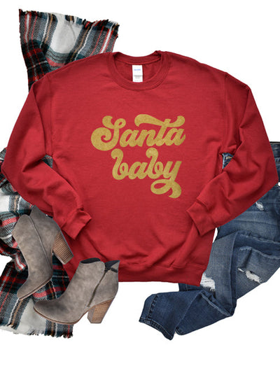 Santa Baby Unisex Sweatshirt