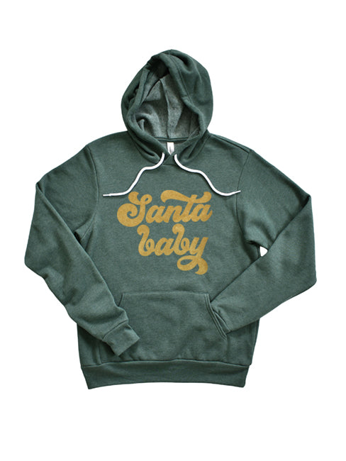 Cozy Santa Baby Unisex Hoodie - Perfect for the Holidays - Korvel