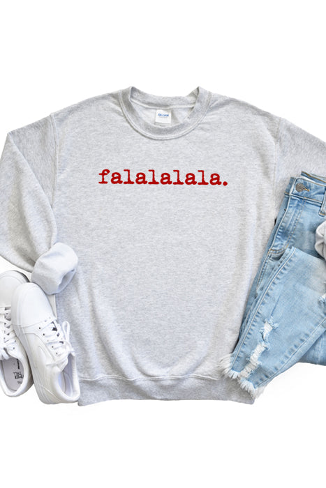 Falalalala Unisex Sweatshirt - Premium Cotton Blend
