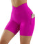 Shorts de Yoga Sin Costuras de Cintura Alta para Mujeres