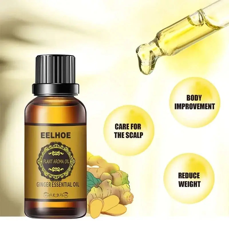 Aceite Corporal Infundido con Jengibre para el Cuidado de la Piel