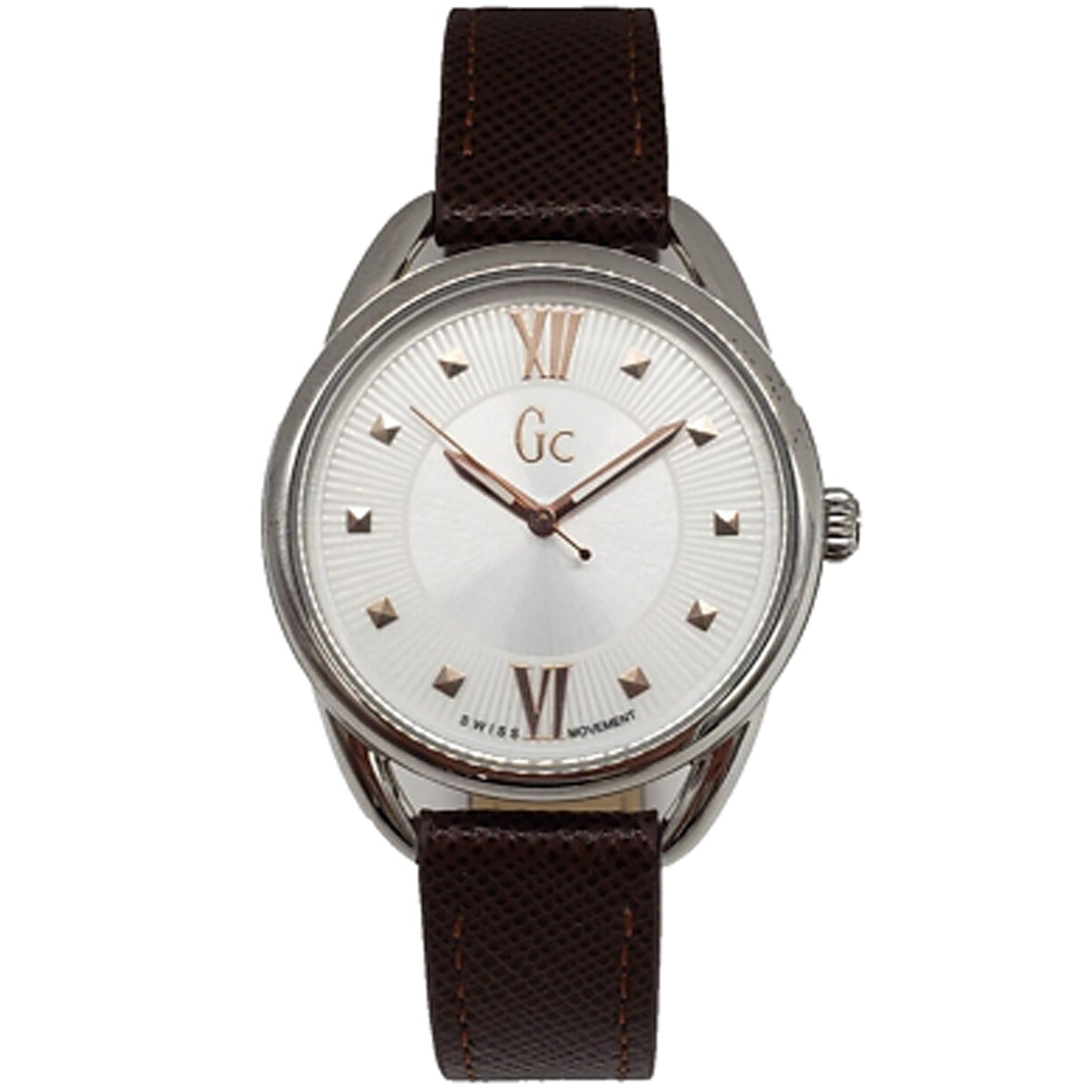 Reloj de Cuero Marrón Guess para Mujer GC