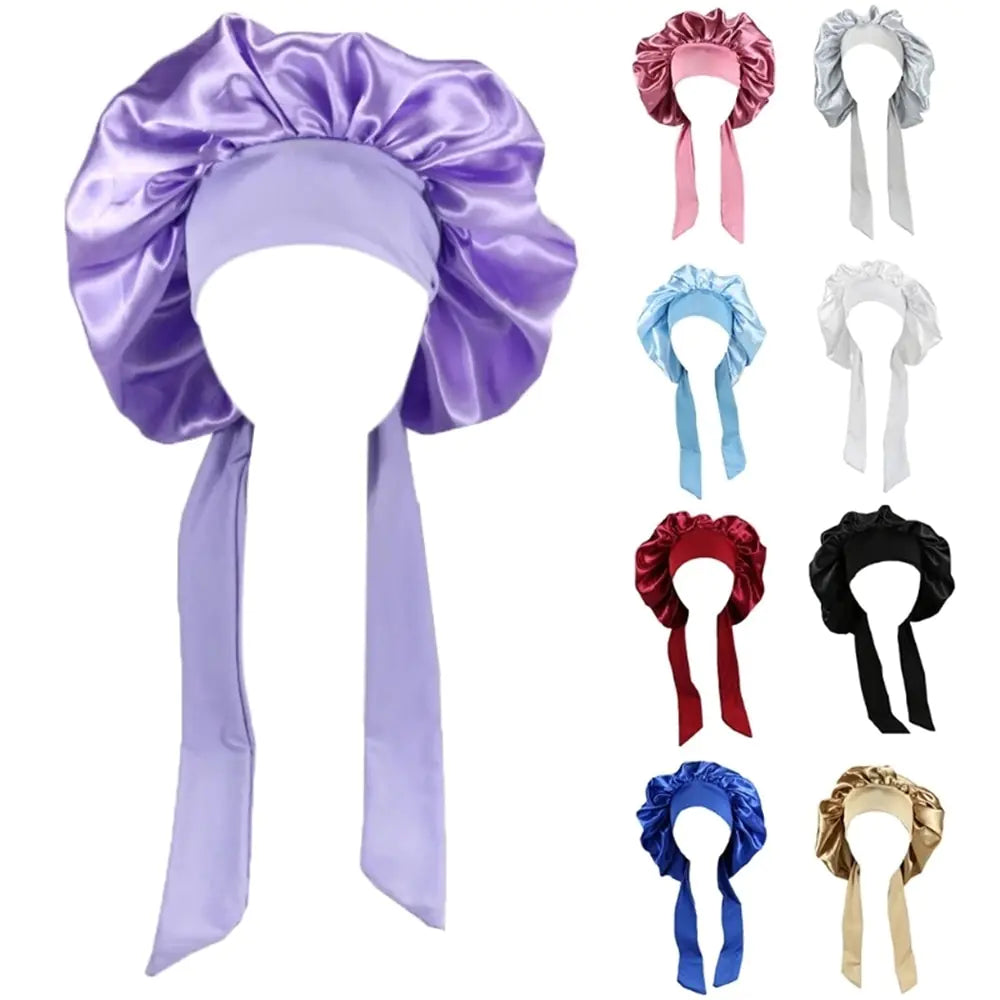 Bonnet de Nuit Satin pour Femmes pour la Protection des Cheveux