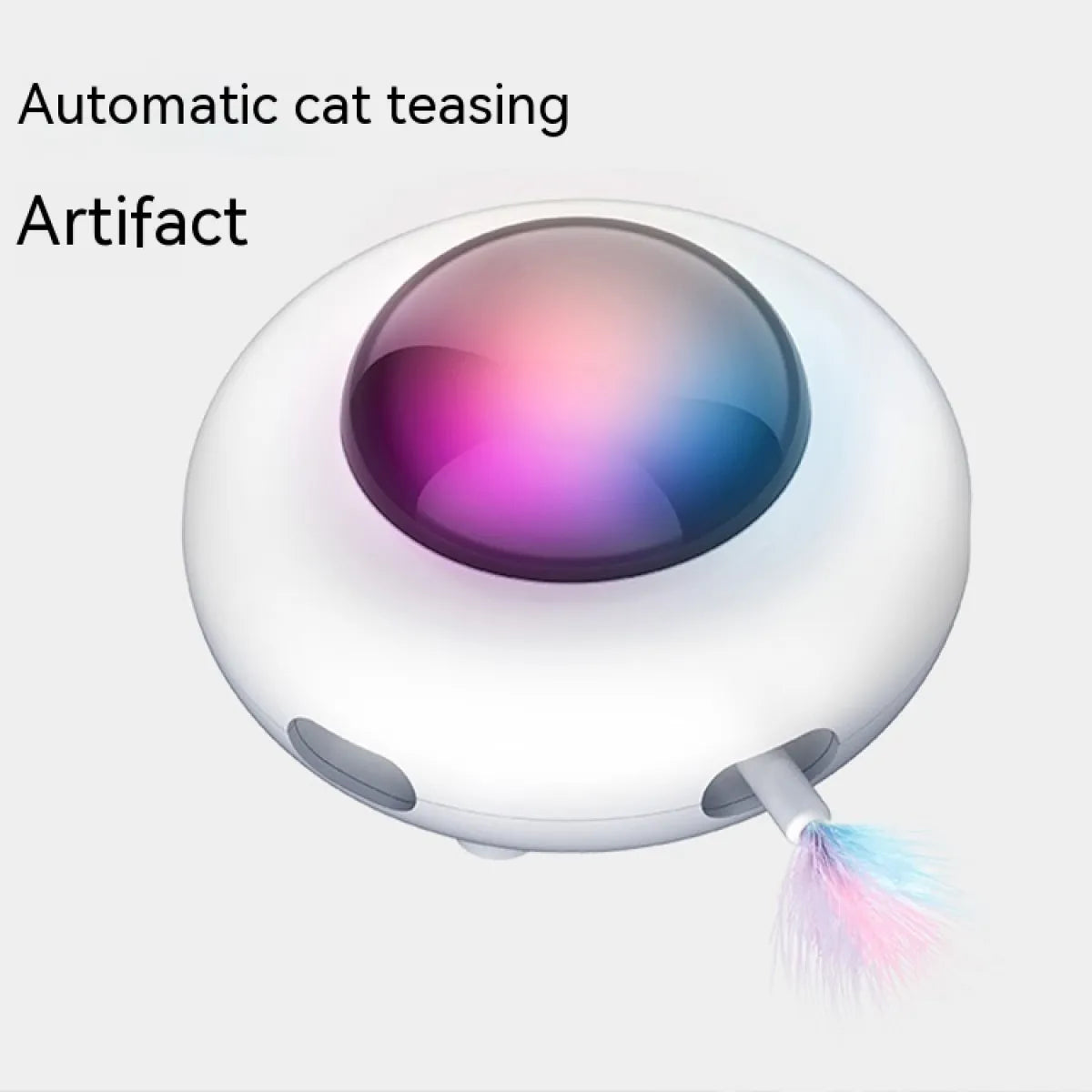 Teaser de chat électrique UFO - Jouet interactif pour chat