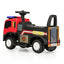 Camion de pompier électrique à batterie 6V pour enfants