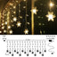 Santa Claus Curtain String Lights