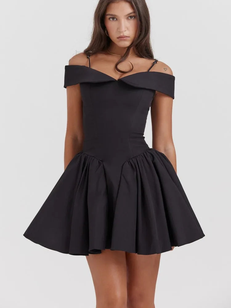 Jupe Mini Plissée Noire Élégante pour Femmes