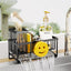 Smiley Face Kitchen Sink Caddy with Removable Brush Holder