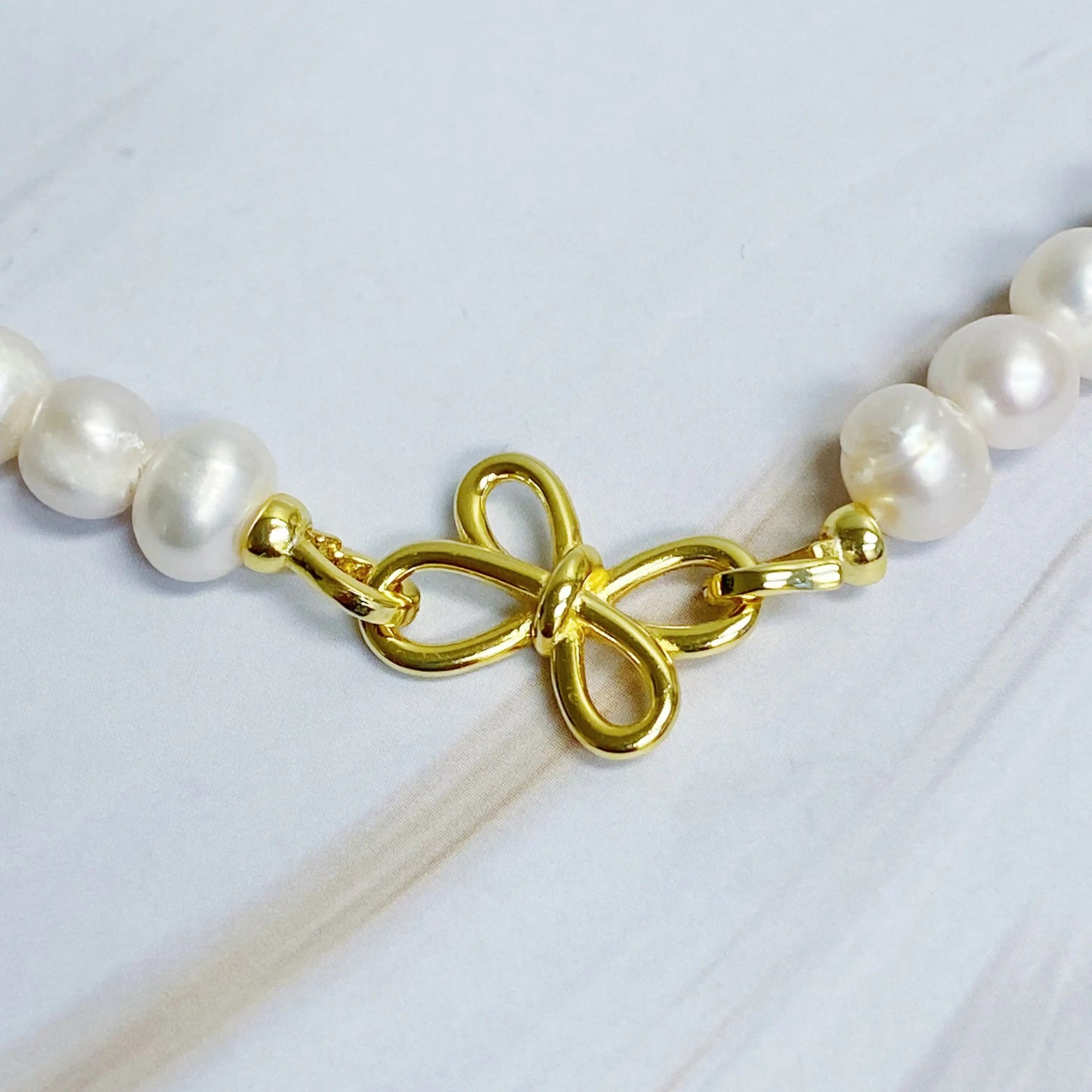 Collar de Perlas Genuine Clover Clasp