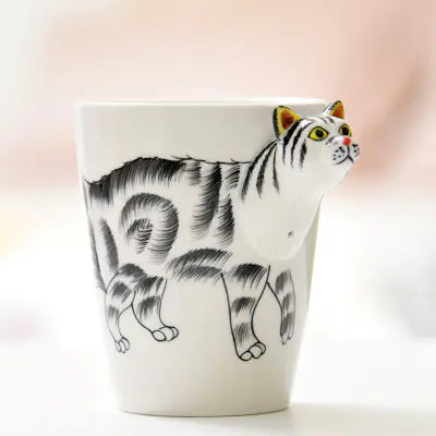 3D Animal Ceramic Mug - Unique Drinkware