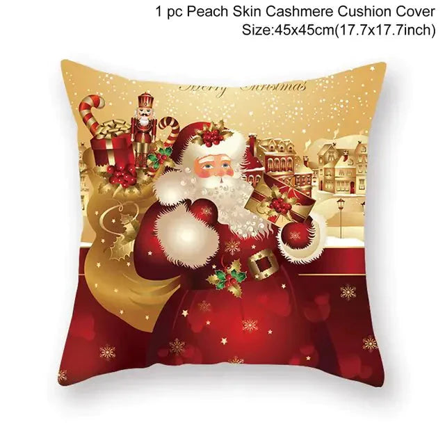 Ensemble de Taies d'Oreiller de Noël Festif 2023