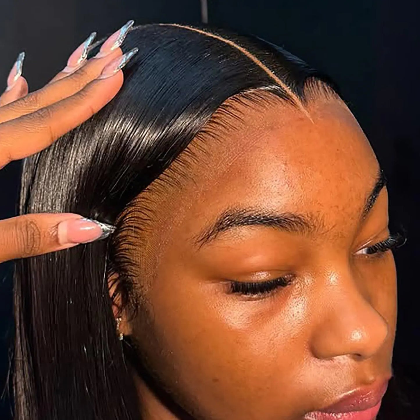 Premium 13x6 HD Lace Front Wig - 20 Inch Brazilian Straight Hair