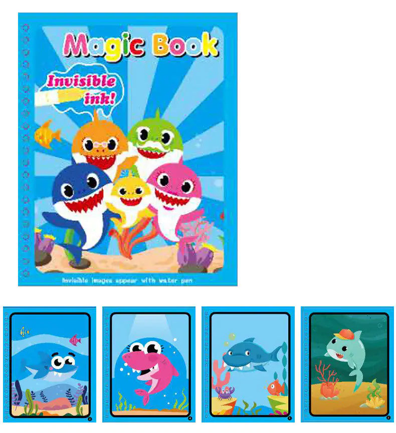 Libro de Pintura Mágica con Agua para Niños