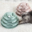 Pista de Juego con Bolas Giratorias de 4 Capas para Gatos