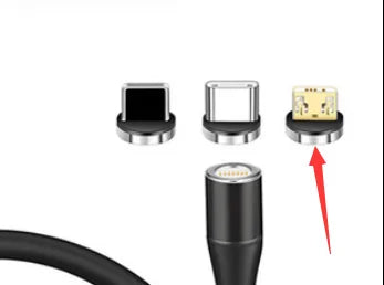 Cable Magnético Autoventilado para Dispositivos Samsung y Huawei