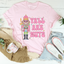 Camiseta Rosa Ya'll Are Nuts