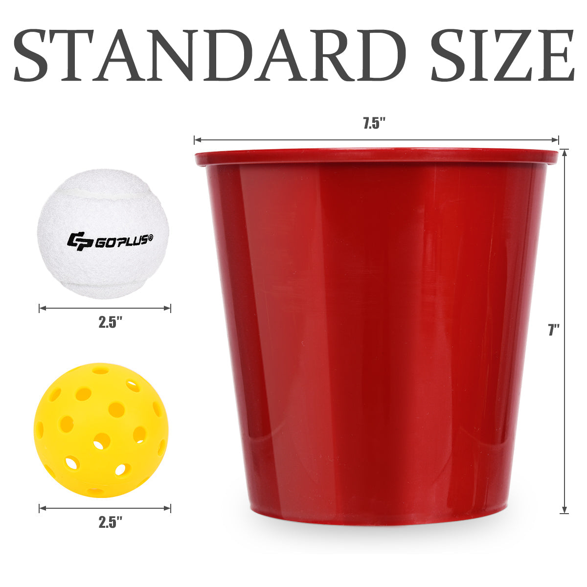 Juego de Yard Pong Gigante con Bolsa de Transporte