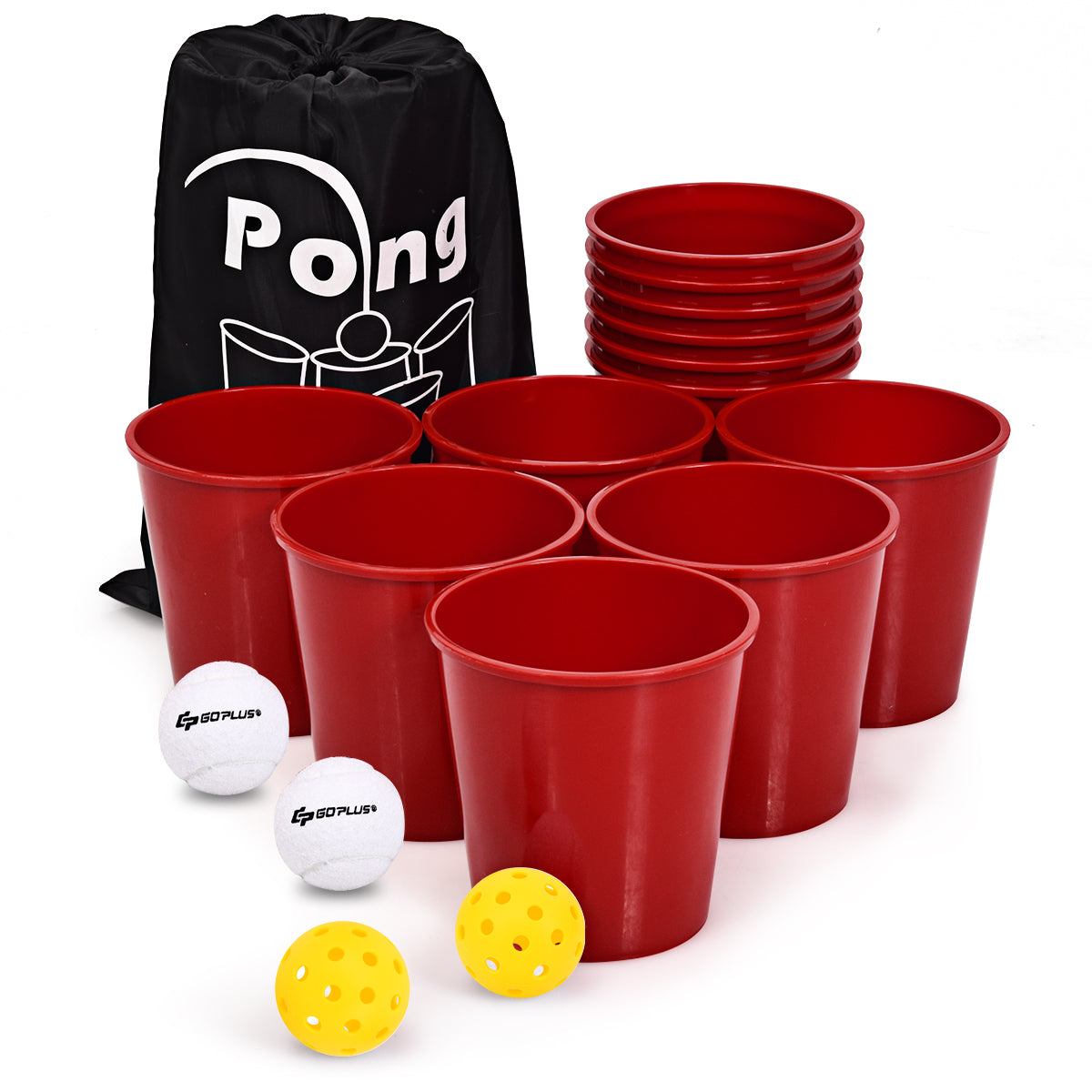 Juego de Yard Pong Gigante con Bolsa de Transporte
