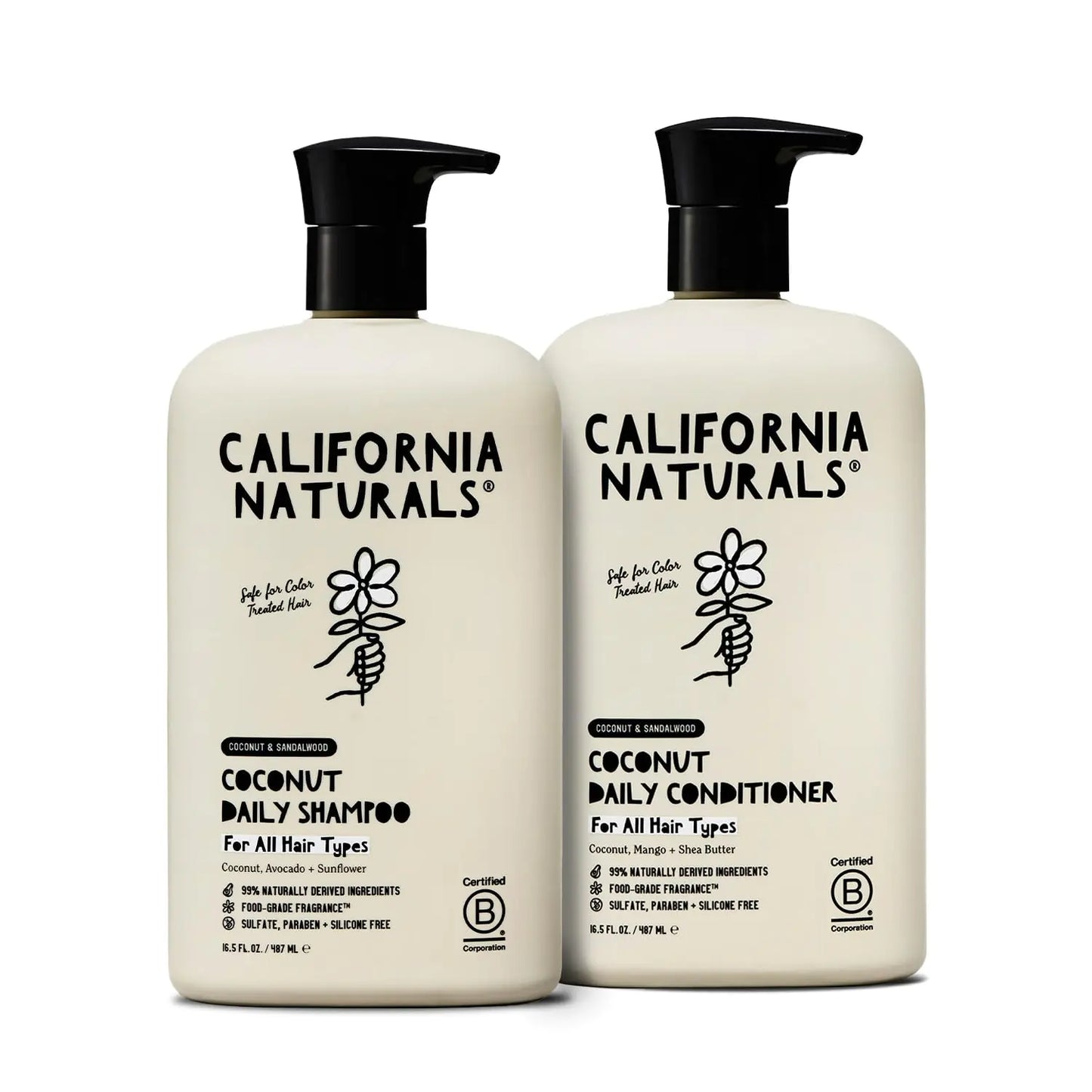 California Naturals Shampoo and Conditioner Set for All Hair Types