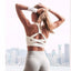 Sostén Deportivo Push Up con Tiras Blancas para Ropa Activa