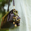 The Forest Wanderer - Hand-Woven Natural Seed & Coconut Shell Bag Charm