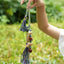 Le Pendentif Harmonie Cristalline - Porte-clés Élégant avec Graines et Cristaux Naturels