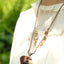 La Joya Terrenal - Collar de Colgante de Semilla Natural