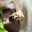 The Forest Harvest - Cascading Nut Shell & Green Tassel Bag Charm
