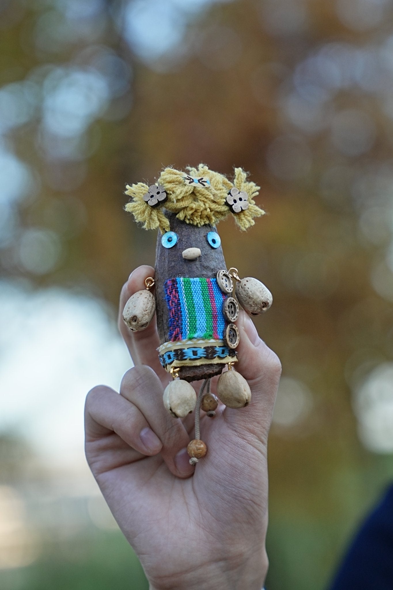 El Espantapájaros del Bosque - Muñeca Natural Hecha a Mano